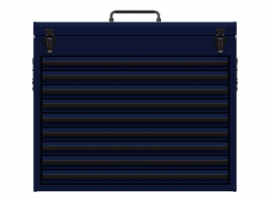 Metal Portable Tool Box with Drawers 3D Модель