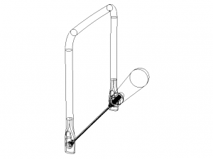 Wood Coping Saw 160 mm 3D मॉडल