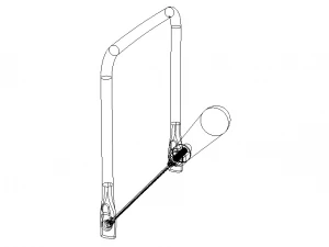 Wood Coping Saw 160 mm 3D Model