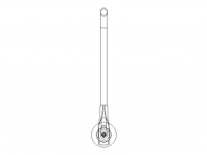 Wood Coping Saw 160 mm 3D मॉडल