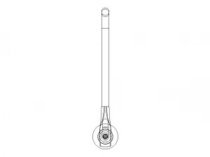 Wood Coping Saw 160 mm 3D Model