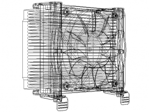 DI4-7H53D-08 Cooler Master CPU Cooler 3300rpm 3D Модель