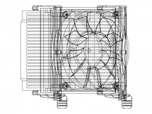 DI4-7H53D-08 Cooler Master CPU Cooler 3300rpm 3D Модель