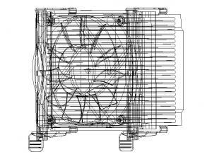 DI4-7H53D-08 Cooler Master CPU Cooler 3300rpm 3D Модель