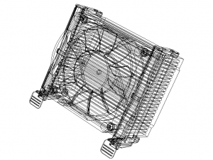 DI4-7H53D-08 Cooler Master CPU Cooler 3300rpm 3D Модель