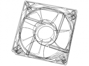 US Toyo Fan USTF1203848HW 3D Модель