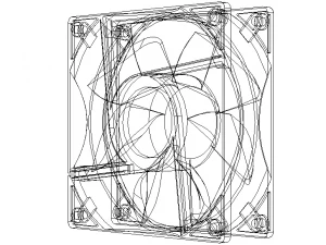 US Toyo Fan USTF1203848HW 3D Model