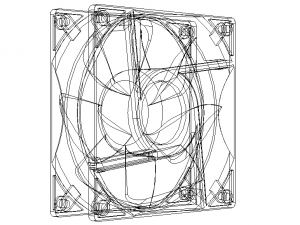 US Toyo Fan USTF1203848HW 3D Модель