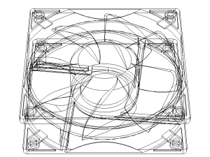 US Toyo Fan USTF1203848HW 3D Модель