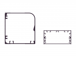 Aluminum Extruded Box Electronic Project Enclosure 3D Model
