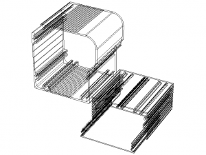 Aluminum Extruded Box Electronic Project Enclosure 3D Model