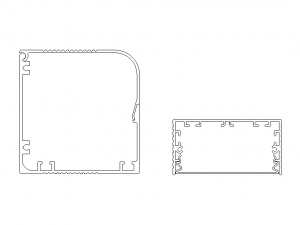 Aluminum Extruded Box Electronic Project Enclosure 3D Model