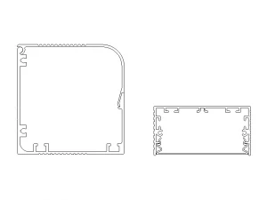 Aluminum Extruded Box Electronic Project Enclosure 3D Model