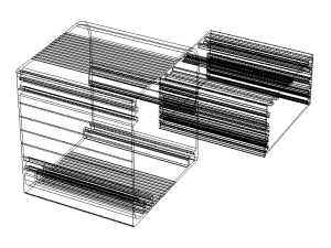 Aluminum Extruded Box Electronic Project Enclosure 3D Model
