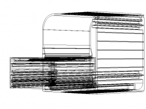Aluminum Extruded Box Electronic Project Enclosure 3D Model