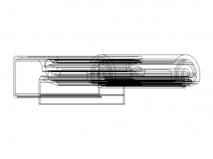 Aluminum Extruded Vehicle Rope Rail System 3D Modell
