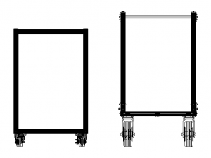 Aluminum Industrial Platform Truck 3Dモデル