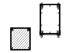 Aluminum Industrial Platform Truck 3Dモデル