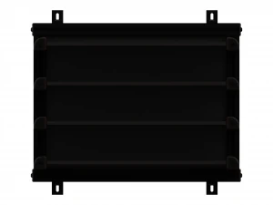 Aluminum Adjustable Shelf - Wall Mounted 3D Model