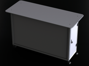 Aluminum Mobile Kitchen Station 3D 모델