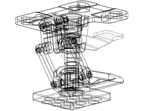 Adjustable Height Floor Lock 3D 模型