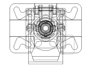 Adjustable Height Floor Lock 3D 模型