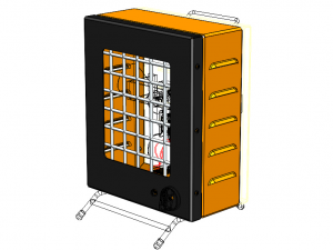 Portable Electric Space Heater 3D Модель