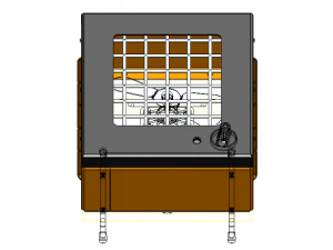 Portable Electric Space Heater 3D Model