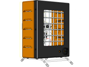 Portable Electric Space Heater 3D Model