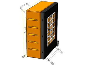 Portable Electric Space Heater 3D Model