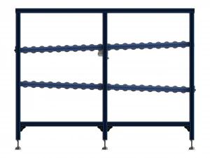 Aluminum Roller Track for Gravity Flow 3D Model