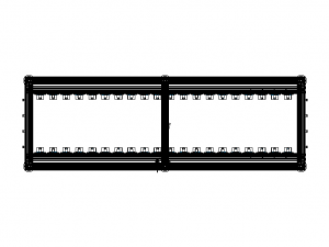 Aluminum Roller Track for Gravity Flow 3D Model