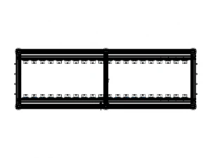 Aluminum Roller Track for Gravity Flow 3D Model