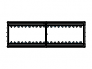 Aluminum Roller Track for Gravity Flow 3D Model