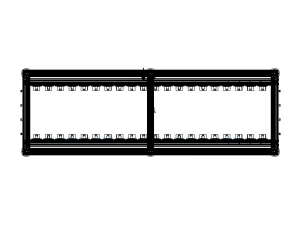 Aluminum Roller Track for Gravity Flow 3D Model