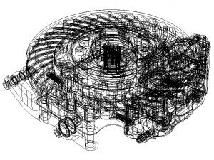 Vehicle Brake System Mechanism 3D-Modell