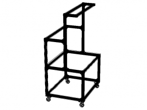 Industrial Aluminum Workstation 3D Модель