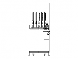 Air Micrometer Workstation Model 3D