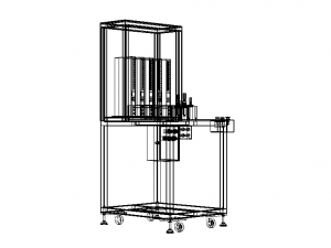 Air Micrometer Workstation Model 3D