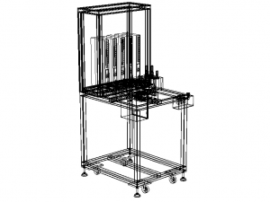Air Micrometer Workstation Model 3D
