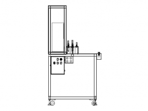 Air Micrometer Workstation Model 3D