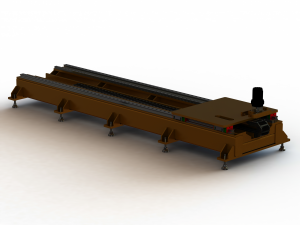 Custom Linear Transfer Shuttle 3D Модель