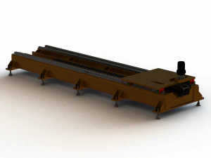 定制线性传输梭 3D 模型