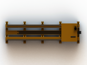 Custom Linear Transfer Shuttle Modello 3D
