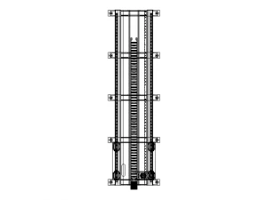 Custom Linear Transfer Shuttle 3D Model