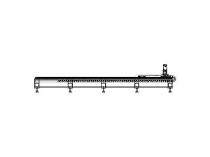 Custom Linear Transfer Shuttle 3D Model