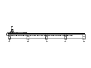 Custom Linear Transfer Shuttle 3D Model