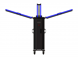 30W Ultraviolet Light Disinfection Trolley 3D Model