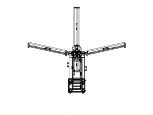 30W Ultraviolet Light Disinfection Trolley 3D Model