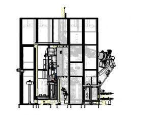 Spot Welding Machine of Crossmember Sub-Assy 3D Model